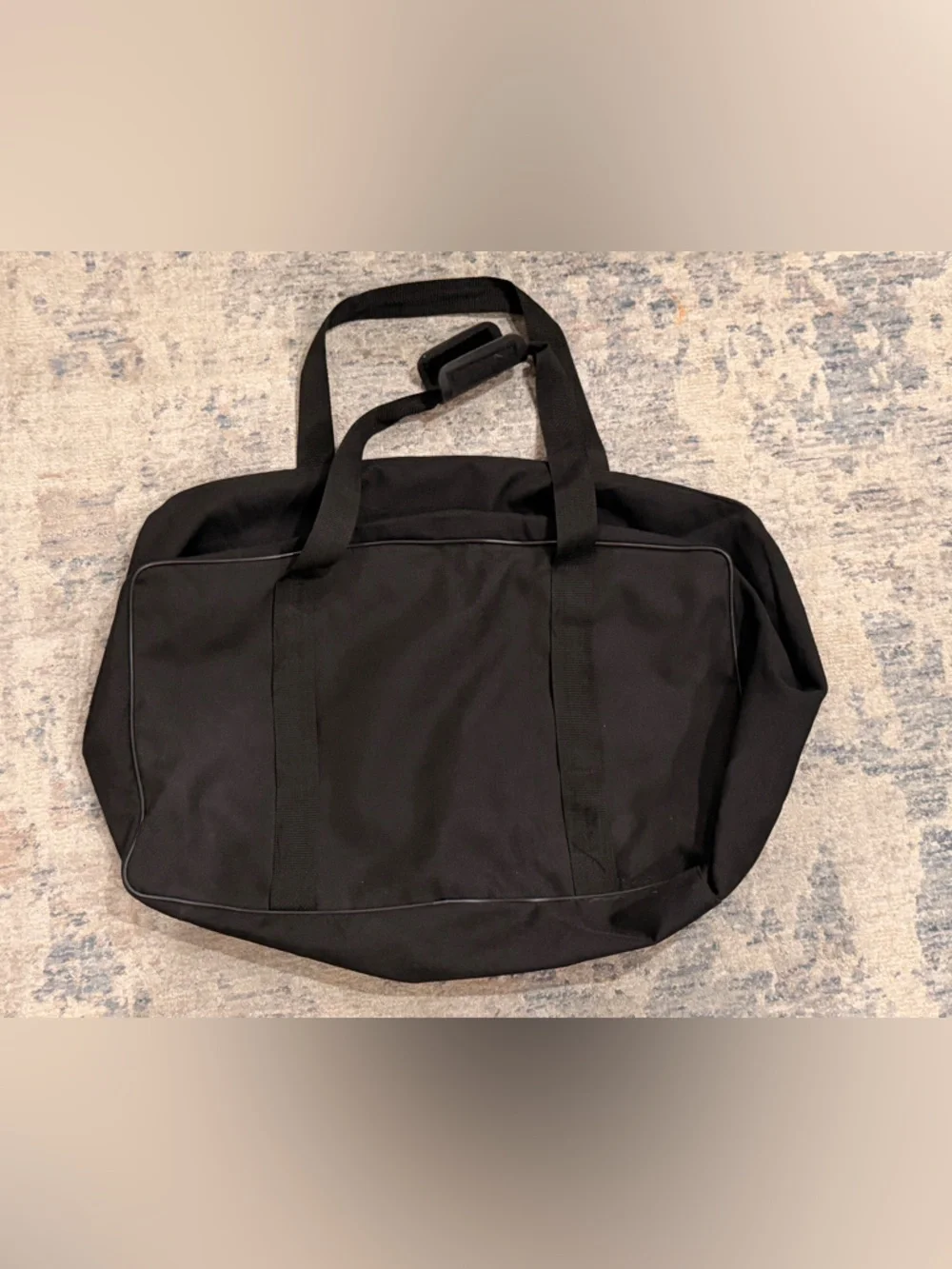 Harley-Davidson Black Duffel Tote Bag with Logo Patch
